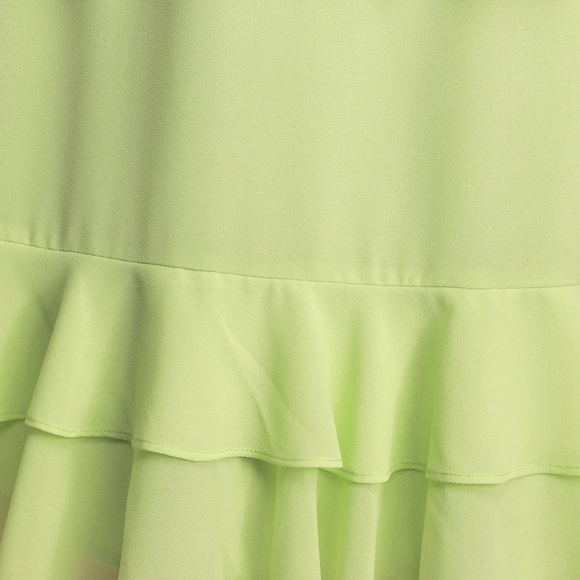 🆕 NWT Lulu’s Sway This Way Lime Green Dress - Picture 5 of 5